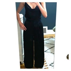 Zara satin jumpsuit